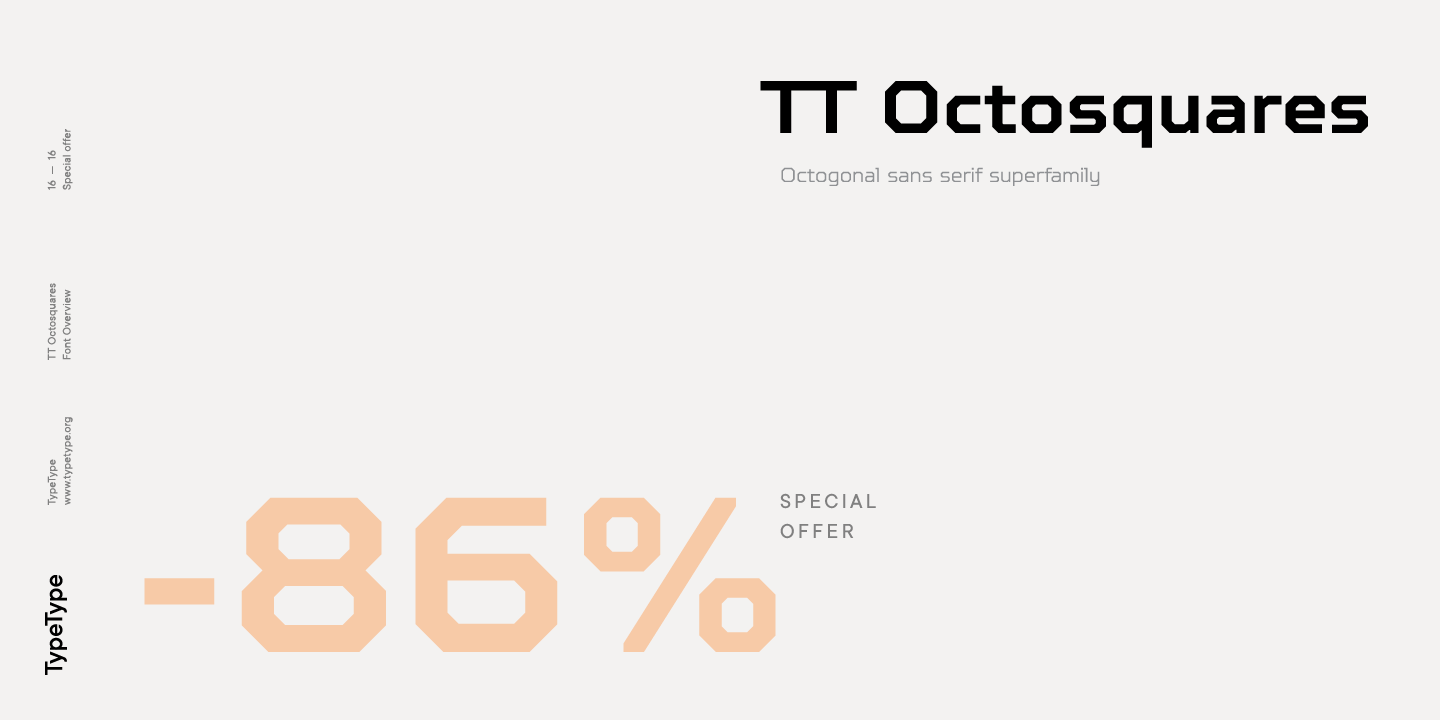 Ejemplo de fuente TT Octosquares #16